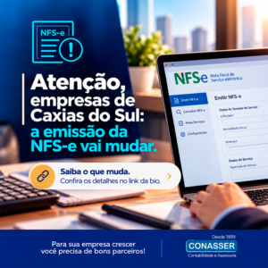 NFS-e em Caxias do Sul: emissão da Nota Fiscal de Serviço vai mudar